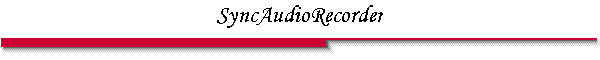 SyncAudioRecorder